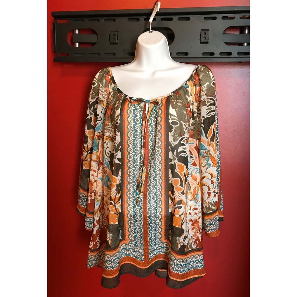 Floral Printed Unique Blouse